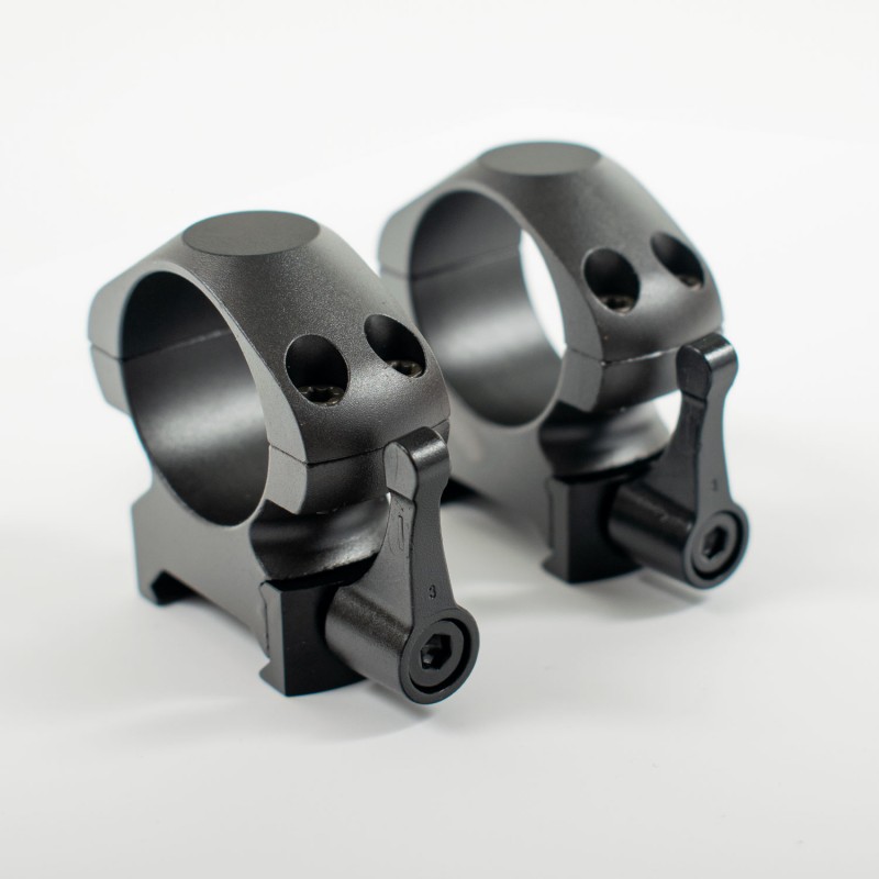 A378 Colliers en acier 25 MM pour rail Weaver/Picatinny à profil bas