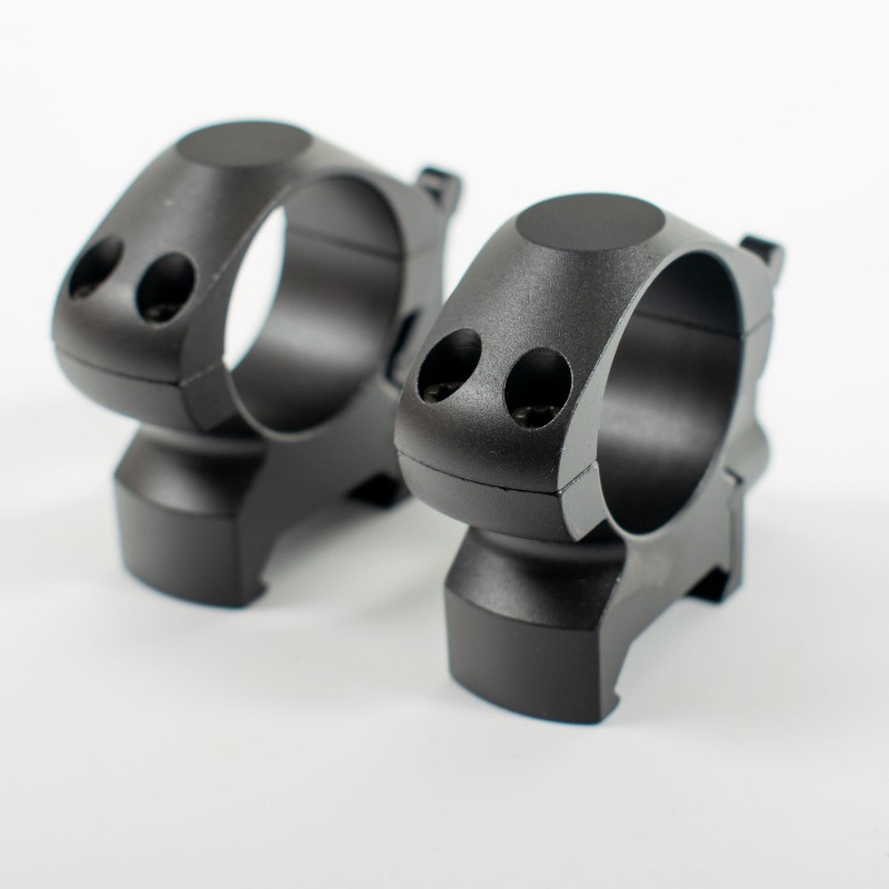 A378 Colliers en acier 25 MM pour rail Weaver/Picatinny à profil bas