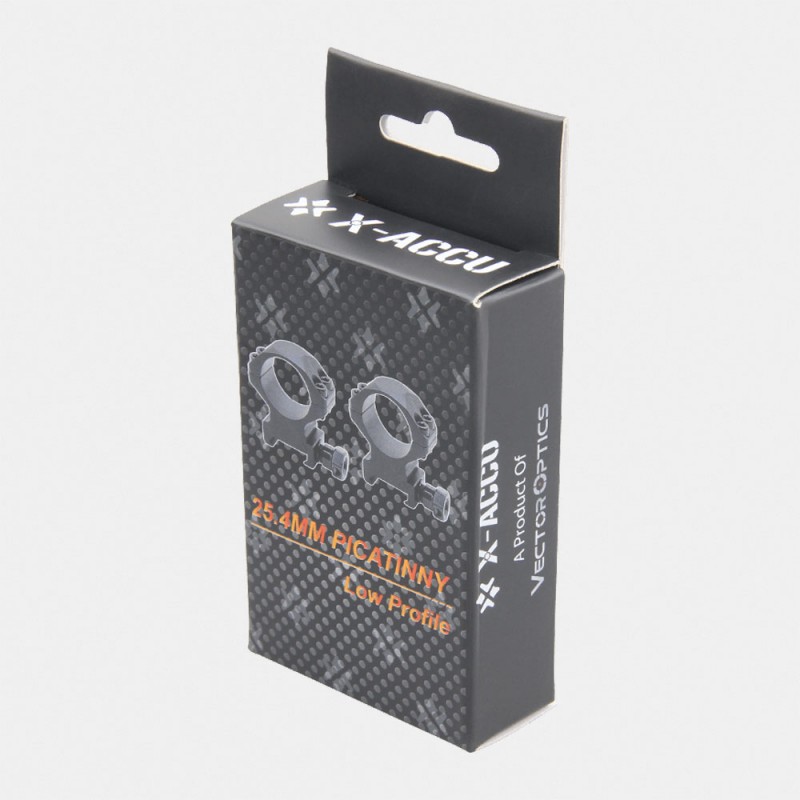 XASR-2501 Colliers X-Accu 25.4mm pour Rail Picatinny