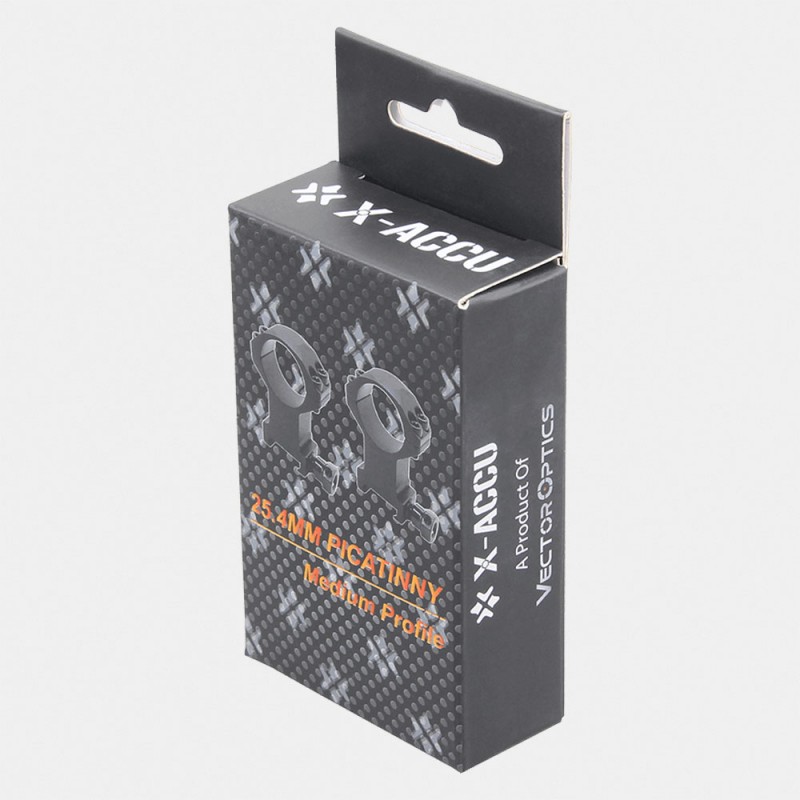 XASR-2502 Colliers X-Accu 25.4mm 1.25 pour Rail Picatinny