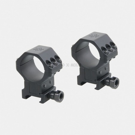 XASR-3040 Colliers X-ACCU 30mm pour Rail Picatinny