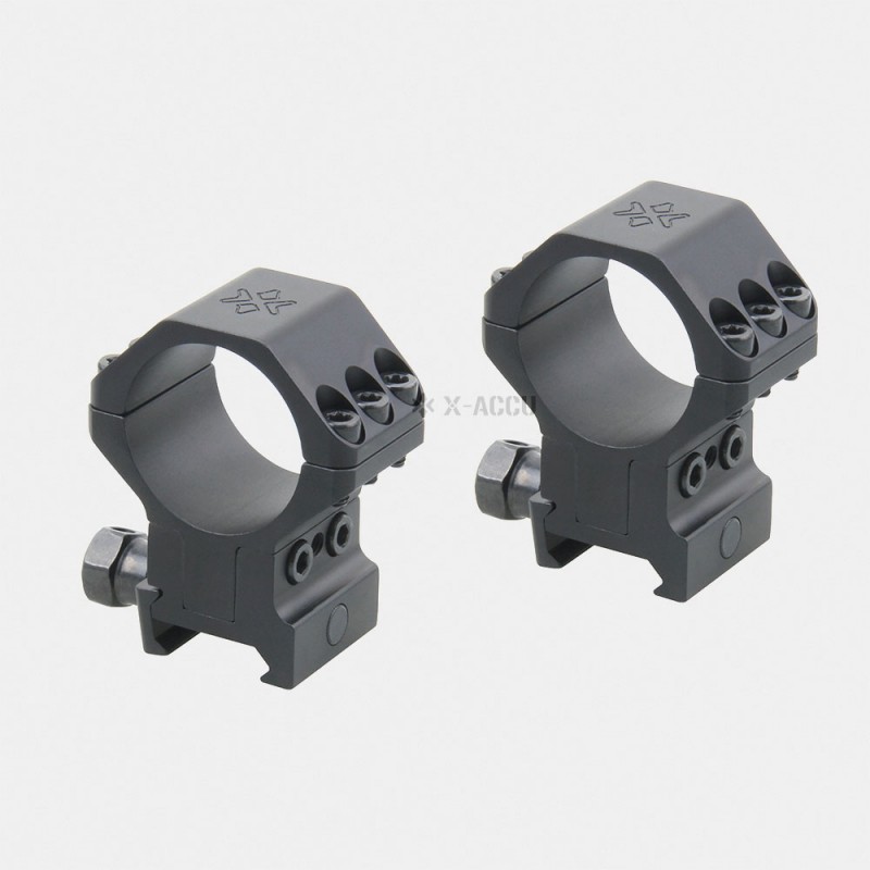 XASR-3040 Colliers X-ACCU 30mm pour Rail Picatinny