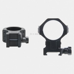 XASR-3040 Colliers X-ACCU 30mm pour Rail Picatinny