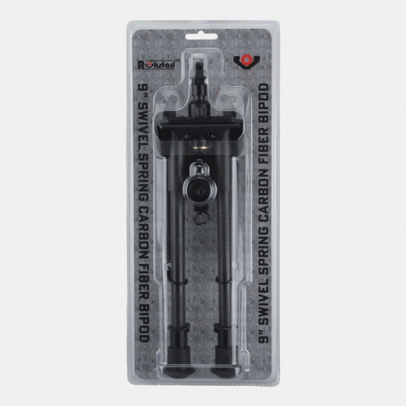 RSCFS-09 Bipied à Ressort Swivel en Fibre de Carbone 9-13.5