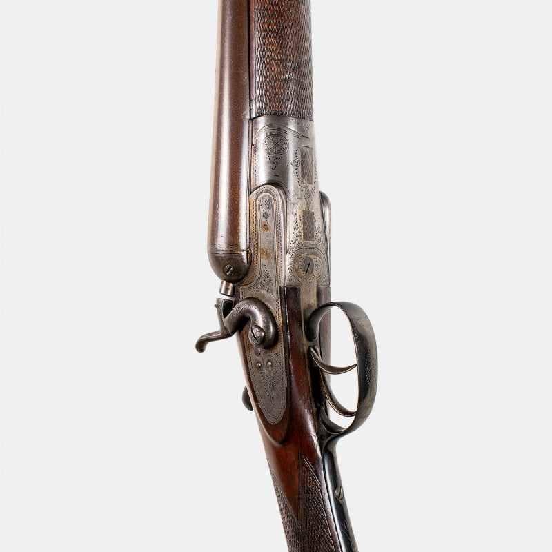 A1457 Fusil à chiens WM. Haines Cal. 12