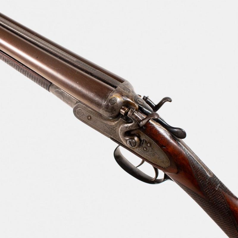 A1457 Fusil à chiens WM. Haines Cal. 12