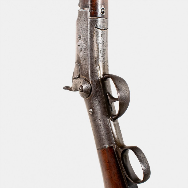 A1277 Rare Carabine à culasse basculante, Perry Patent Arms Co. Cal. 40