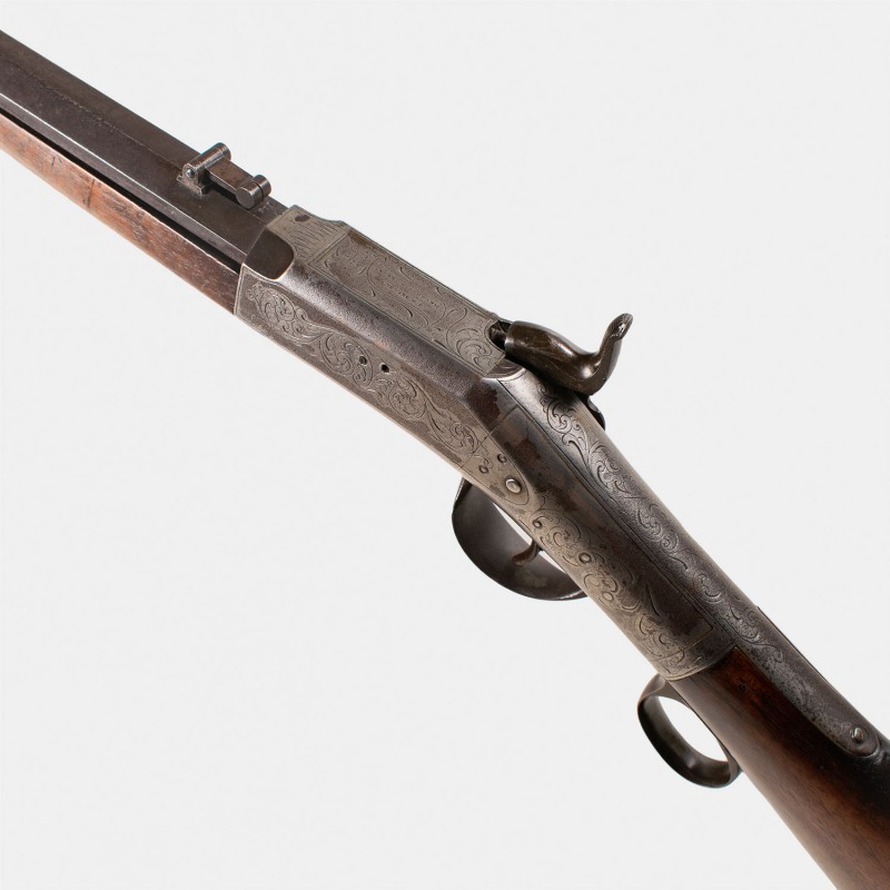 A1277 Rare Carabine à culasse basculante, Perry Patent Arms Co. Cal. 40