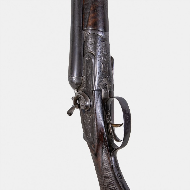 A1582 Fusil à chiens J. Venables & Son Cal. 12 x 65