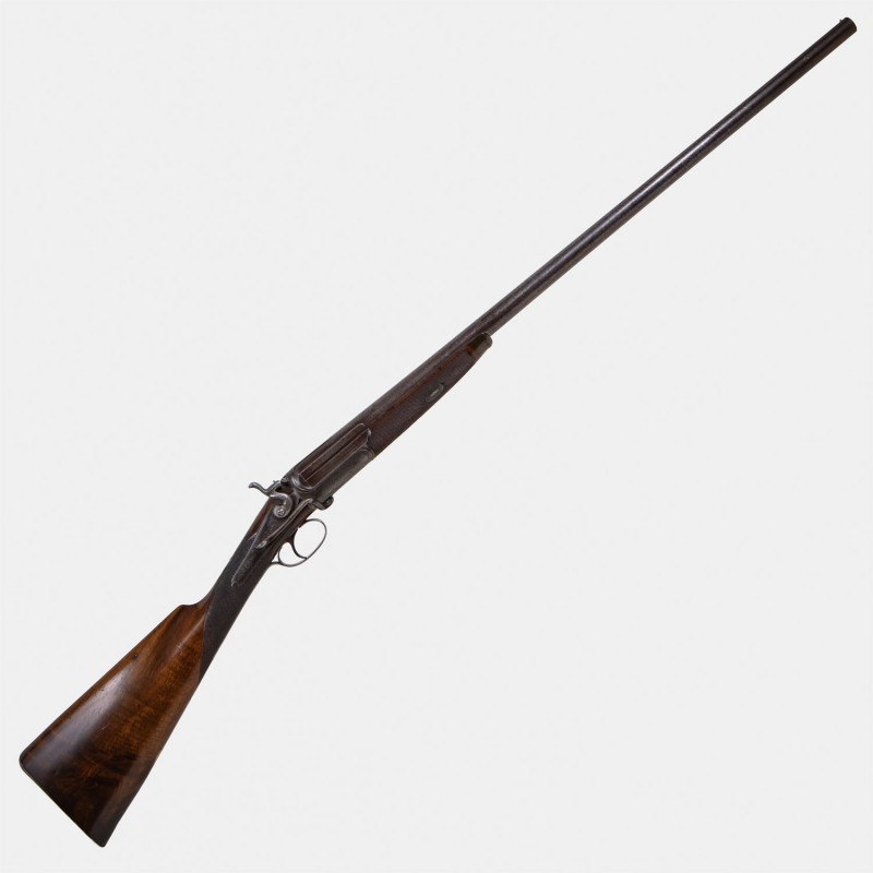 A1726 Fusil mono-coup E. Woods, London Cal. 20 x 70