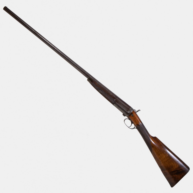 A1726 Fusil mono-coup E. Woods, London Cal. 20 x 70