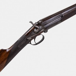 A1726 Fusil mono-coup E. Woods, London Cal. 20 x 70
