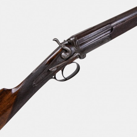 A1726 Fusil mono-coup E. Woods, London Cal. 20 x 70