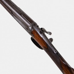 A1726 Fusil mono-coup E. Woods, London Cal. 20 x 70