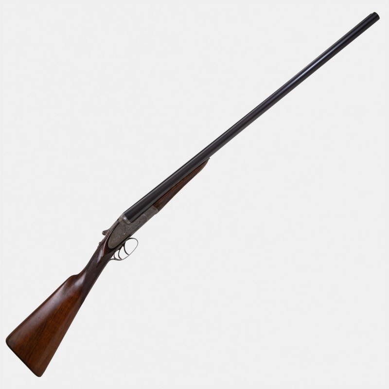 A1739 Fusil à platines G. Gibbs 1895 Cal. 12 x 65