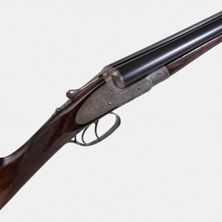 A1739 Fusil à platines G. Gibbs 1895 Cal. 12 x 65