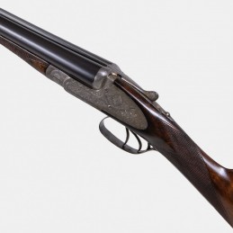 A1739 Fusil à platines G. Gibbs 1895 Cal. 12 x 65