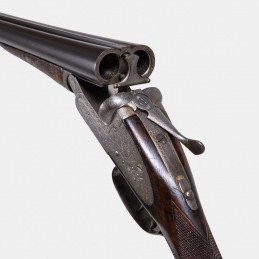 A1739 Fusil à platines G. Gibbs 1895 Cal. 12 x 65