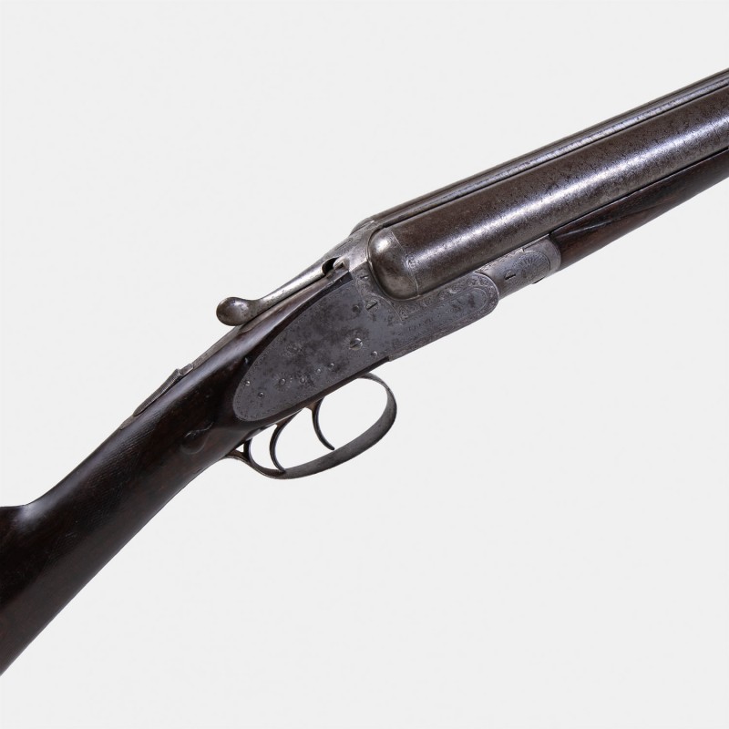 A1802 Fusil à platines Leech & Son de 1895 Cal. 12 x 65