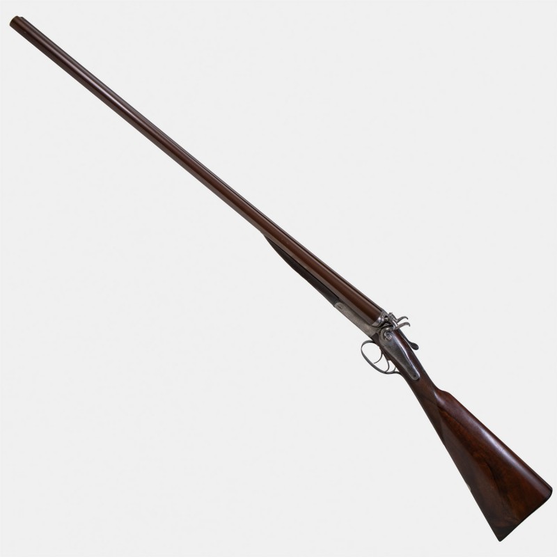 A1747 Très beau fusil J. Thomas Model 1880 Cal. 12 x 65