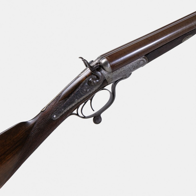 A1729 Fusil à chiens H. Hart Cal. 12 x 65