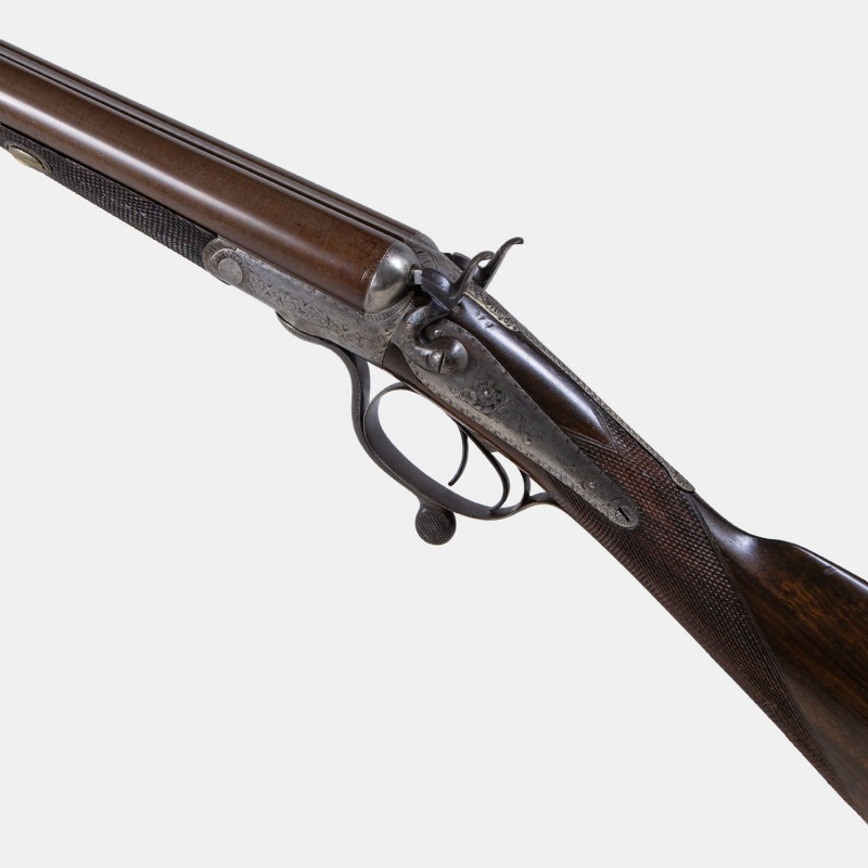 A1729 Fusil à chiens H. Hart Cal. 12 x 65