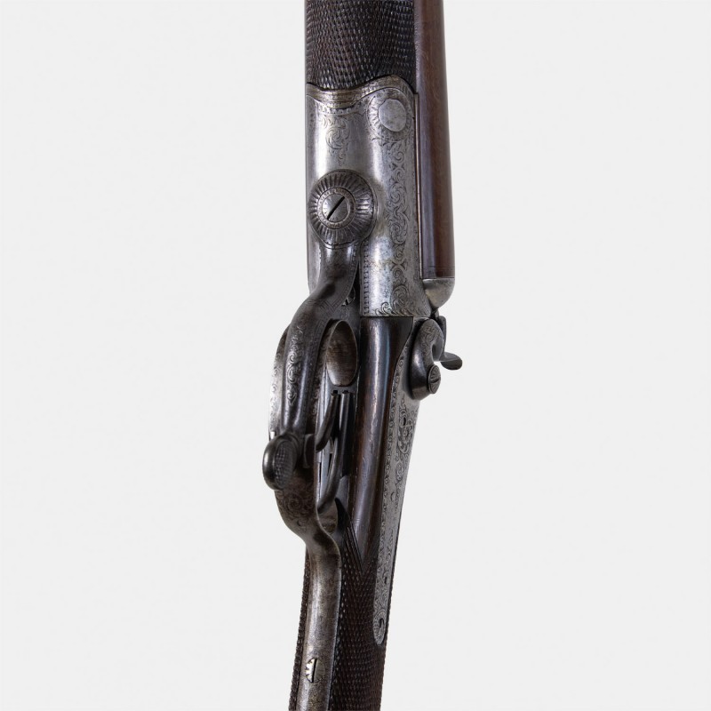 A1729 Fusil à chiens H. Hart Cal. 12 x 65