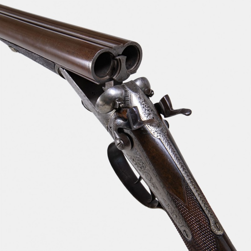 A1729 Fusil à chiens H. Hart Cal. 12 x 65