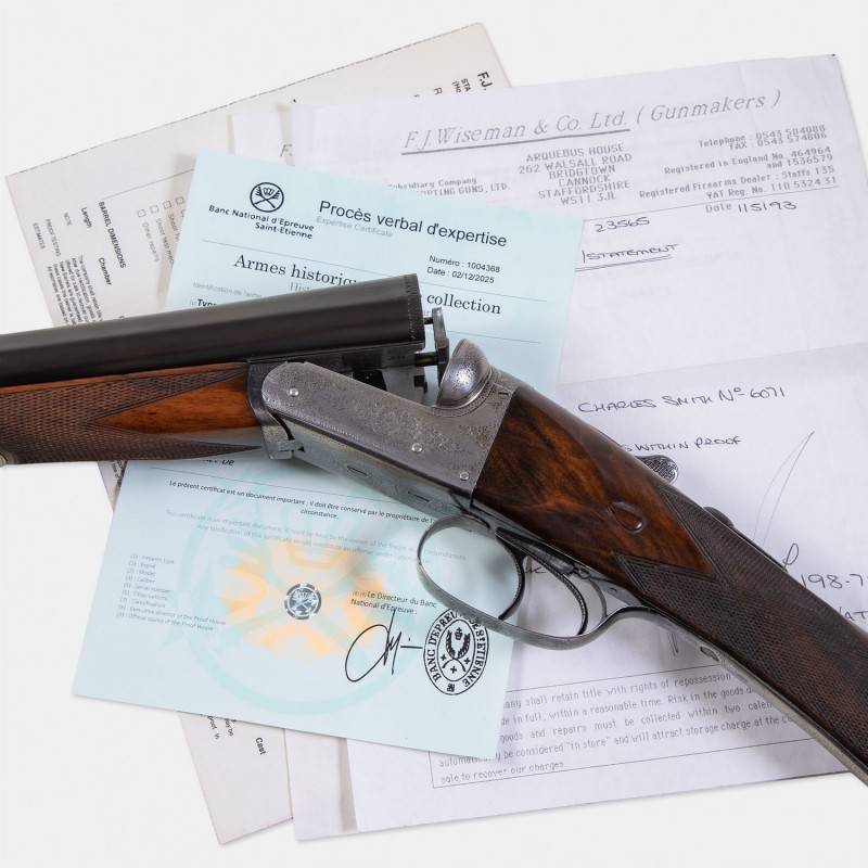 A1982 Magnifique Fusil Charles Smith (1894-1899) Cal. 12