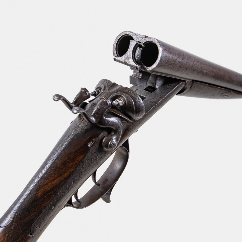 A1908 Fusil à Chiens Adams & Co. London Cal. 12/65
