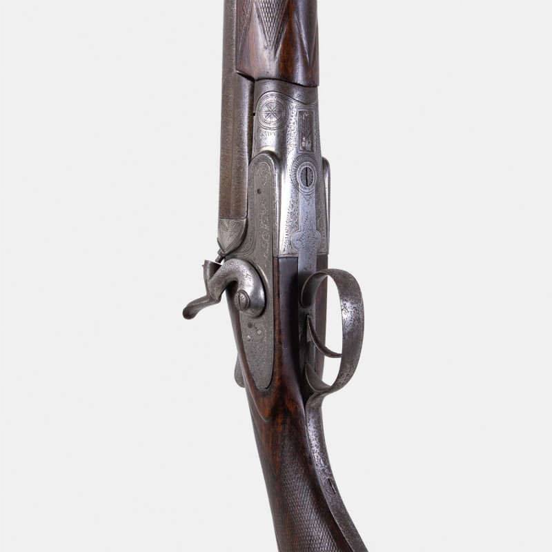 A1367 Fusil Monocoup Artisan Anglais à Chien Cal. 12