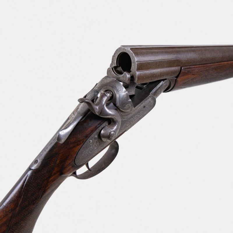 A1367 Fusil Monocoup Artisan Anglais à Chien Cal. 12
