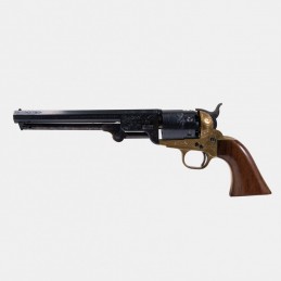 A1811 Revolver Pietta 1851 Navy Gravé Cal. .44 en Coffret