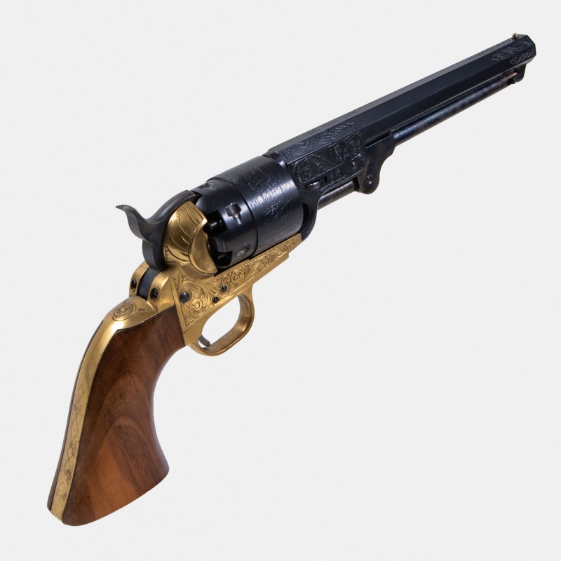 A1811 Revolver Pietta 1851 Navy Gravé Cal. .44 en Coffret