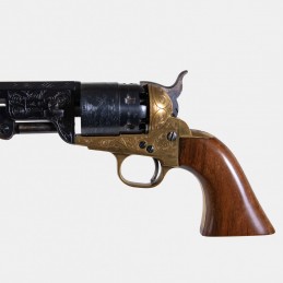 A1811 Revolver Pietta 1851 Navy Gravé Cal. .44 en Coffret