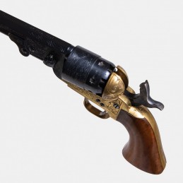 A1811 Revolver Pietta 1851 Navy Gravé Cal. .44 en Coffret