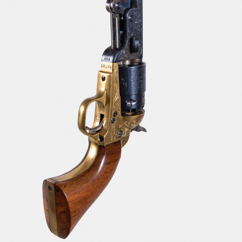 A1811 Revolver Pietta 1851 Navy Gravé Cal. .44 en Coffret
